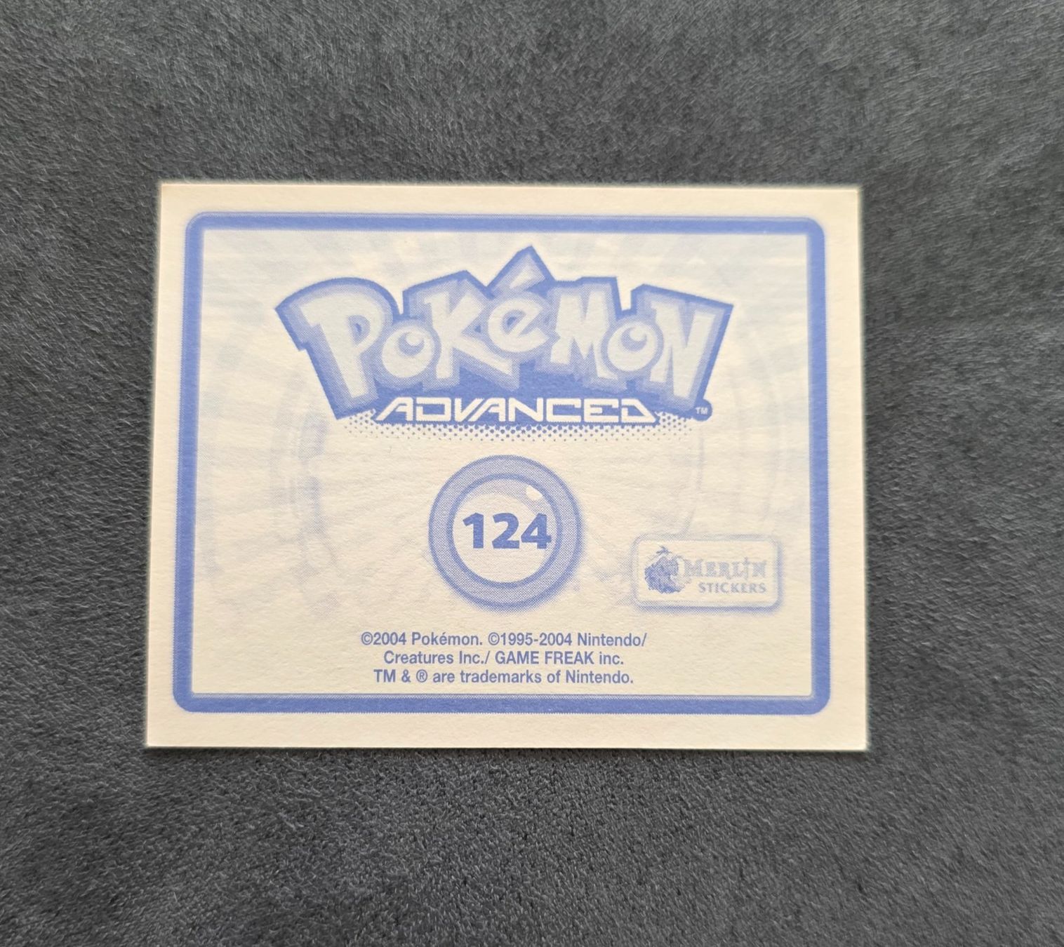 Pokémon Carte collezionabili: Pokémon Advanced Merlin Sticker Topps selten – Nuovo (secondo la descrizione) da Roggwil BE venduto da S_Cards 1