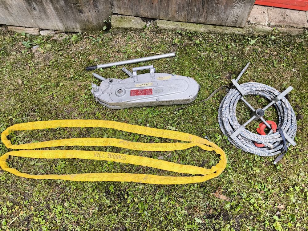 Habegger 5T mit Struppe und Stahlseil (Gebraucht) in Meiringen für CHF ...