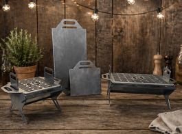 R-GRILL  Grill Smontabile, Compatto, Robusto, Svizzero 
