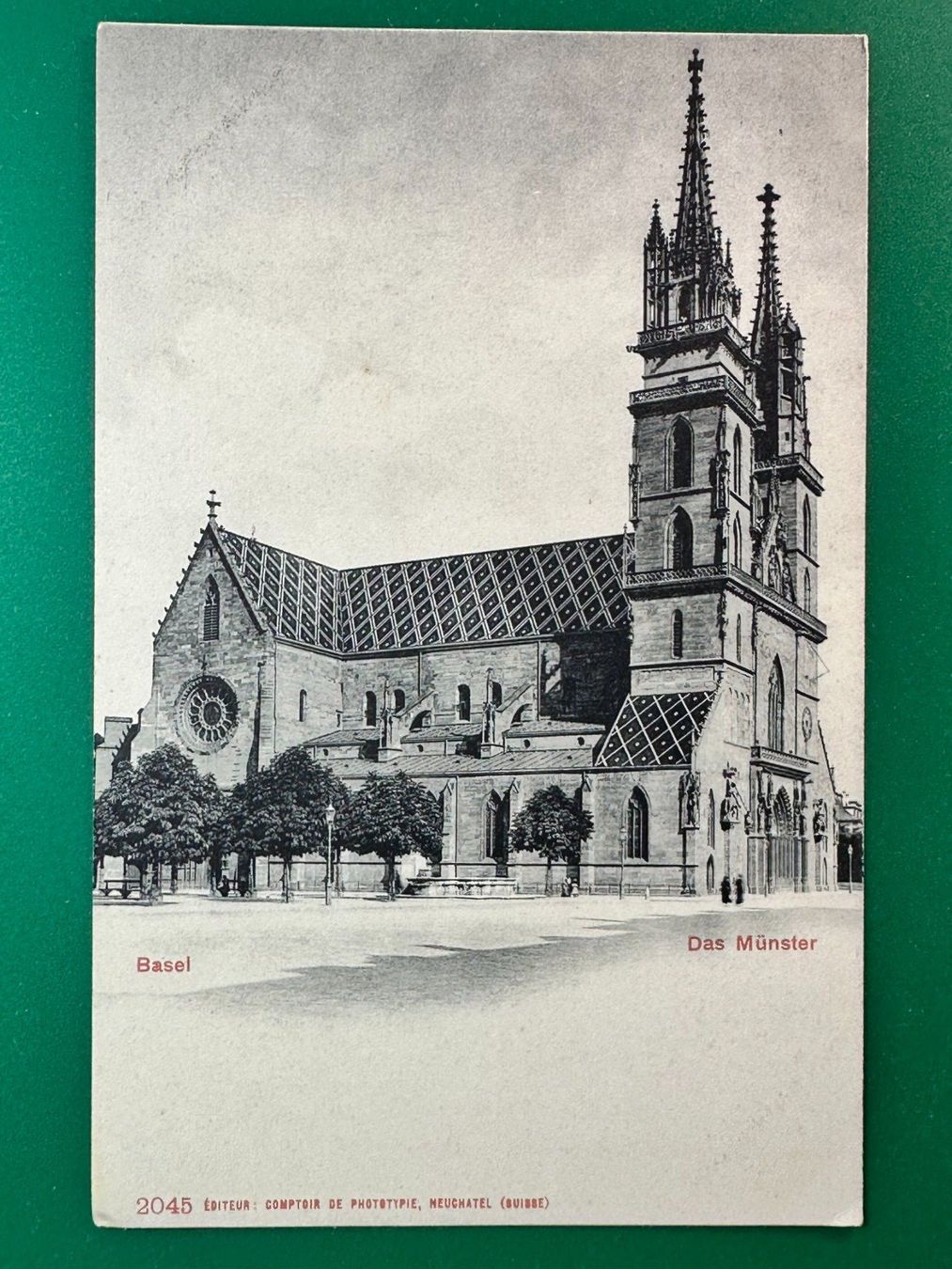 Ansichtskarten: Basel - Das Münster – Gebraucht aus Steg VS von danwer74