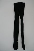 Uni schwarze Strumpfhose, Gr. 110-116