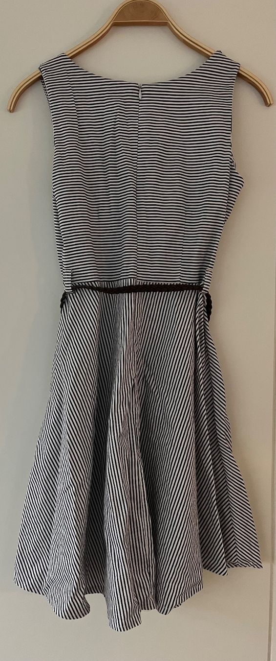 Vestiti: Gestreiftes Sommerkleid mit Gürtel – Usato da Basel venduto da rah_r 1