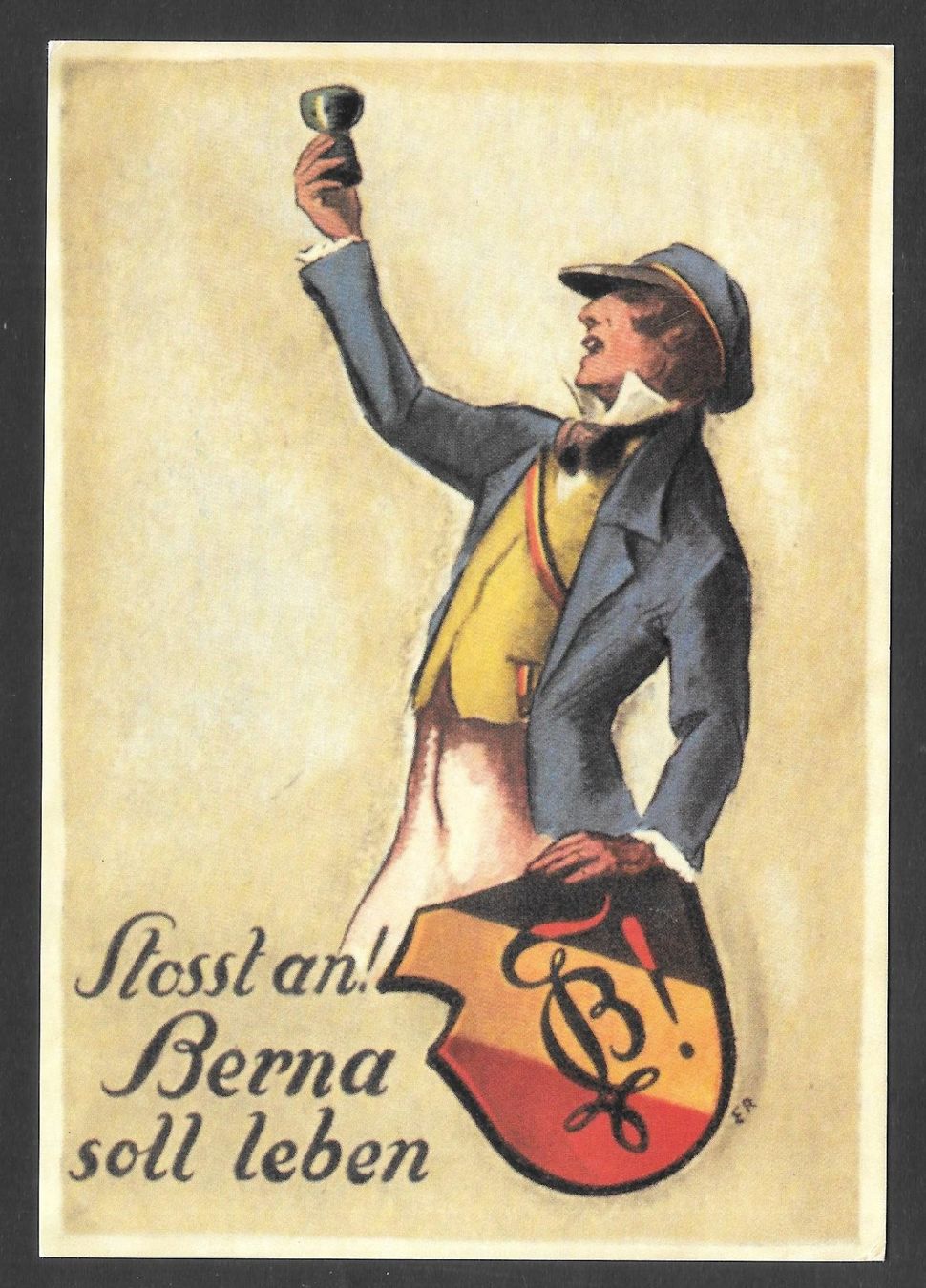 Cartoline postali: Studentenverbindung Berna Bernensis – Usato da Olten venduto da clotaldi