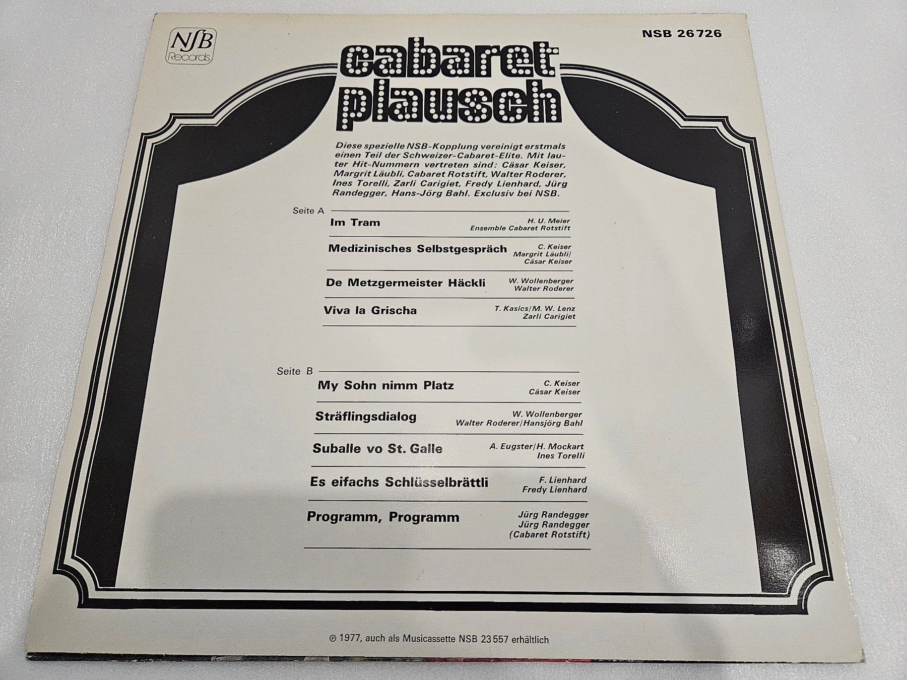 Vinyles: Cabaret Plausch (LP, Comedy) – D'occasion à Uster par Vinyl-Leidenschaft 1