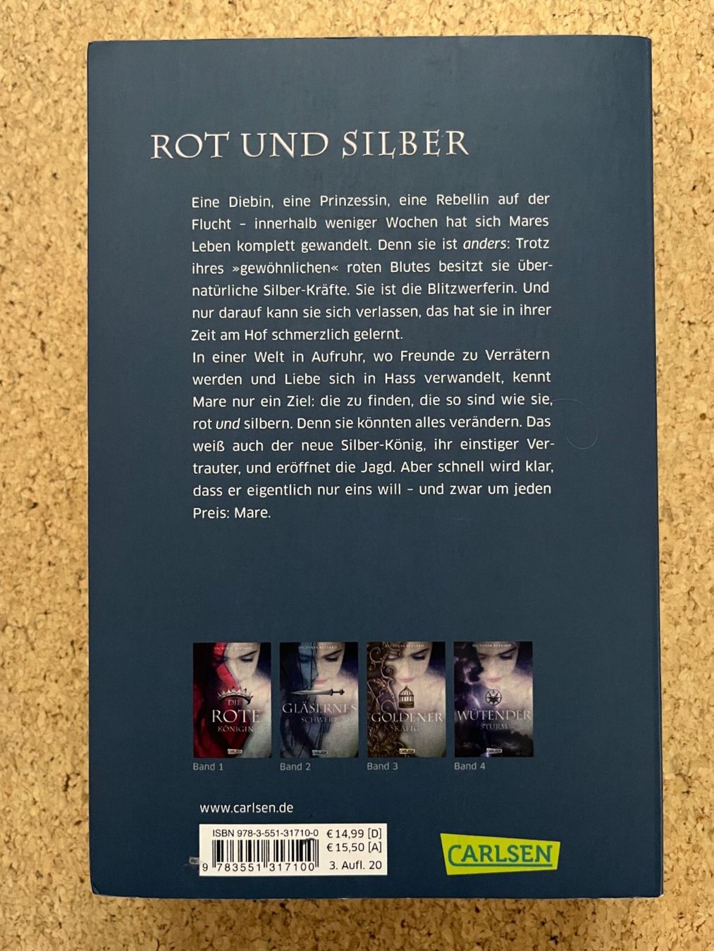 Libri: Dickes Taschenbuch "Gläsernes Schwert", Victoria Aveyard – Usato da Grosswangen venduto da Vita500 1