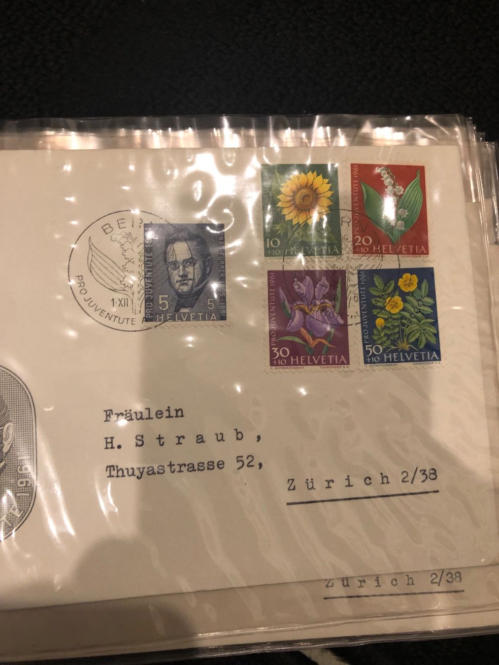 Album: Briefmarken- und Ersttagsbriefe Sammlung – Usato da Davos Clavadel venduto da panorama01 3