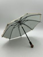 Antiker Damen-Flanierschirm Parasol mit Spitze Schirm