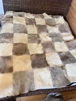 Lammfell teppich/decke