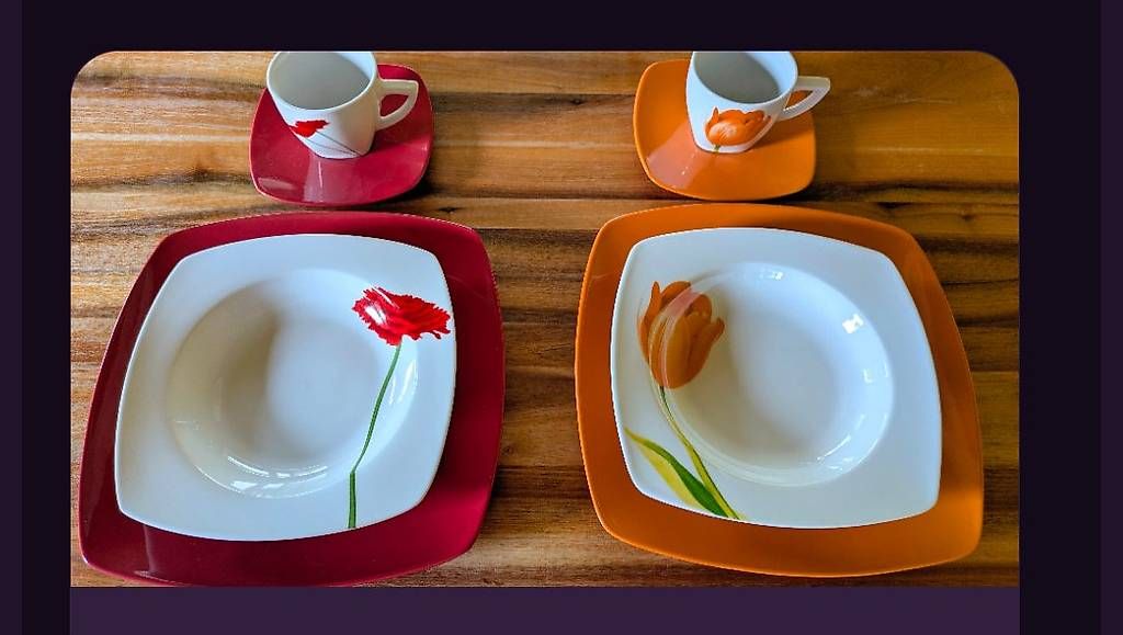 Set di piatti: 48-teiliges Porzellangeschirr – Usato da Trin Mulin venduto da iri_bb7c