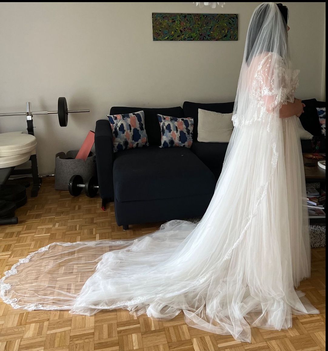 Accessori per capelli: Mary’s Couture Wedding Veil – Nuovo e nell'imballaggio originale da Zollikon venduto da Animis89 2