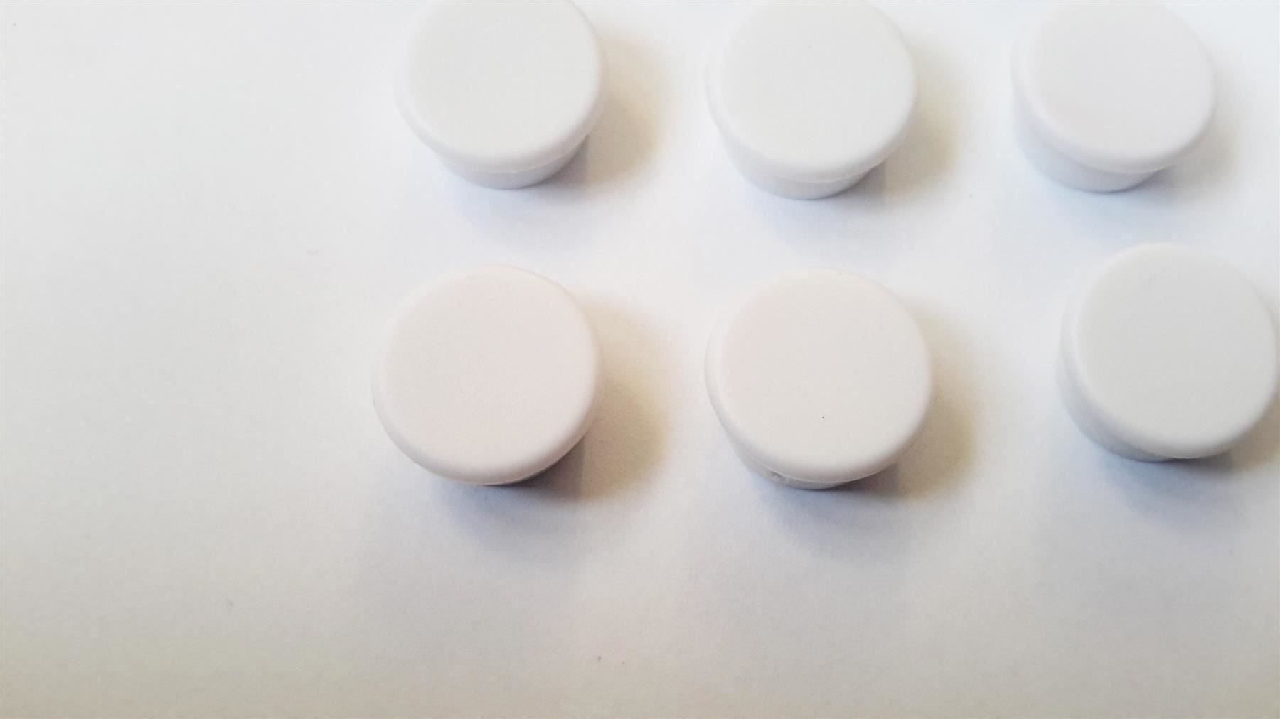 Magnete: Magnete 10 Stück, 13 mm, weiss – Neu und originalverpackt aus St. Gallen von cointec 2