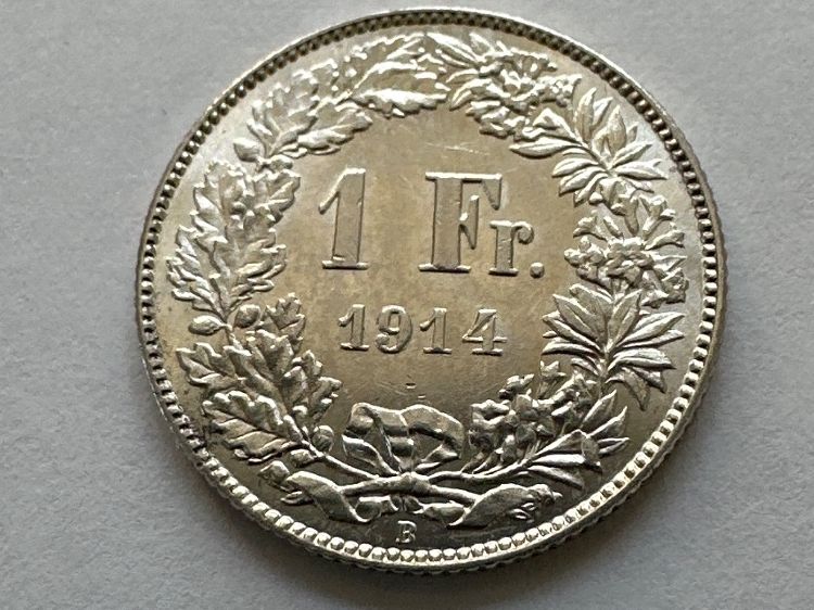 Tutti le monete: 1Fr 1914, -unz – Usato da Erlach venduto da gubbe1 2