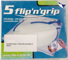 VarioPac Flip 'n' Grip CD Leerhüllen 5 Stück