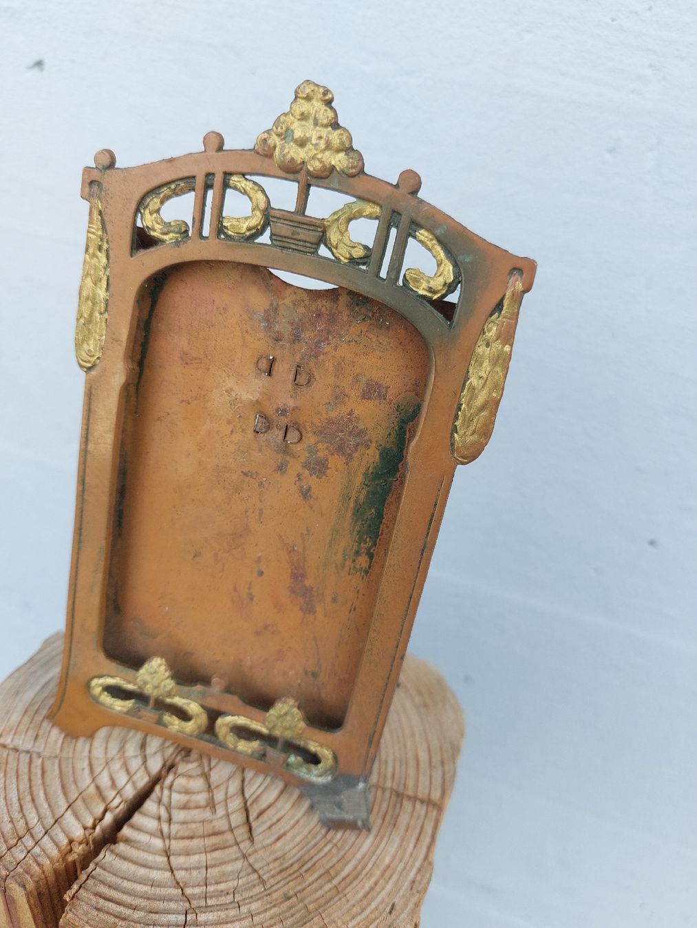 Bilderrahmen: Fotohalter aus Blech um 1800 – Gebraucht aus Ganterschwil von HeidiuPeter 6