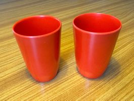 Becher Kunststoff-Becher Denmark Mepal Service 70er 80er
