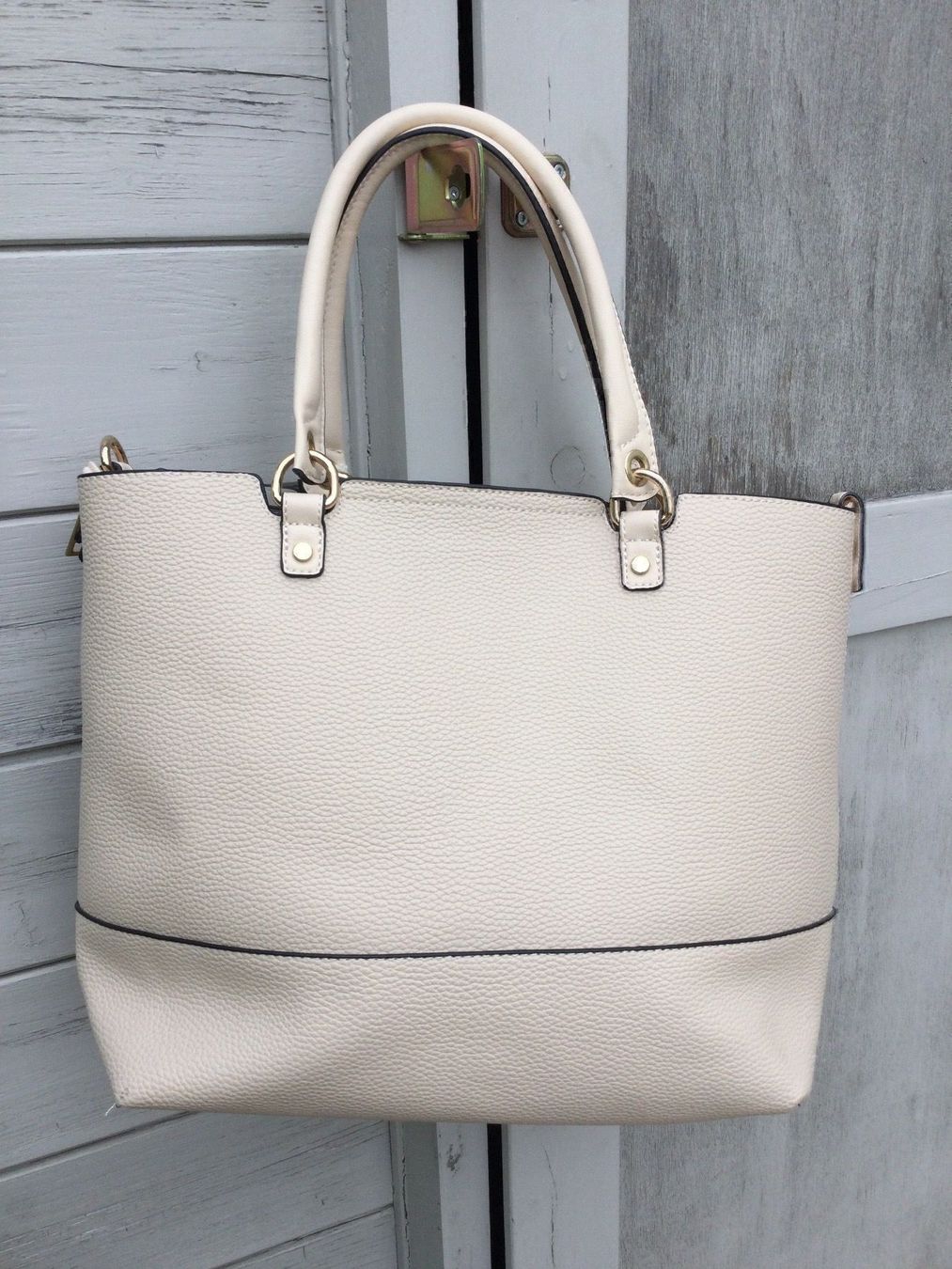 Taschen für Damen: Sac à main + Pochette beige clair AUREN – Neu und originalverpackt aus Agiez von chouchanelle 8