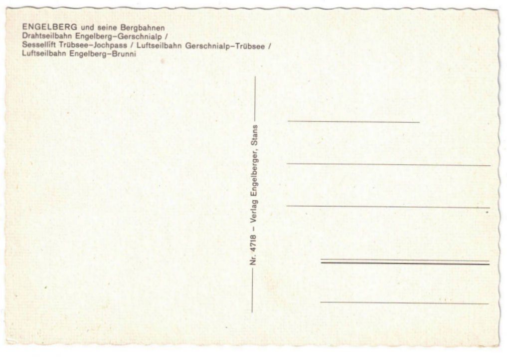 Cartoline postali: Engelberg - 5 Bild AK – Usato da Binningen venduto da Mountainrider 1