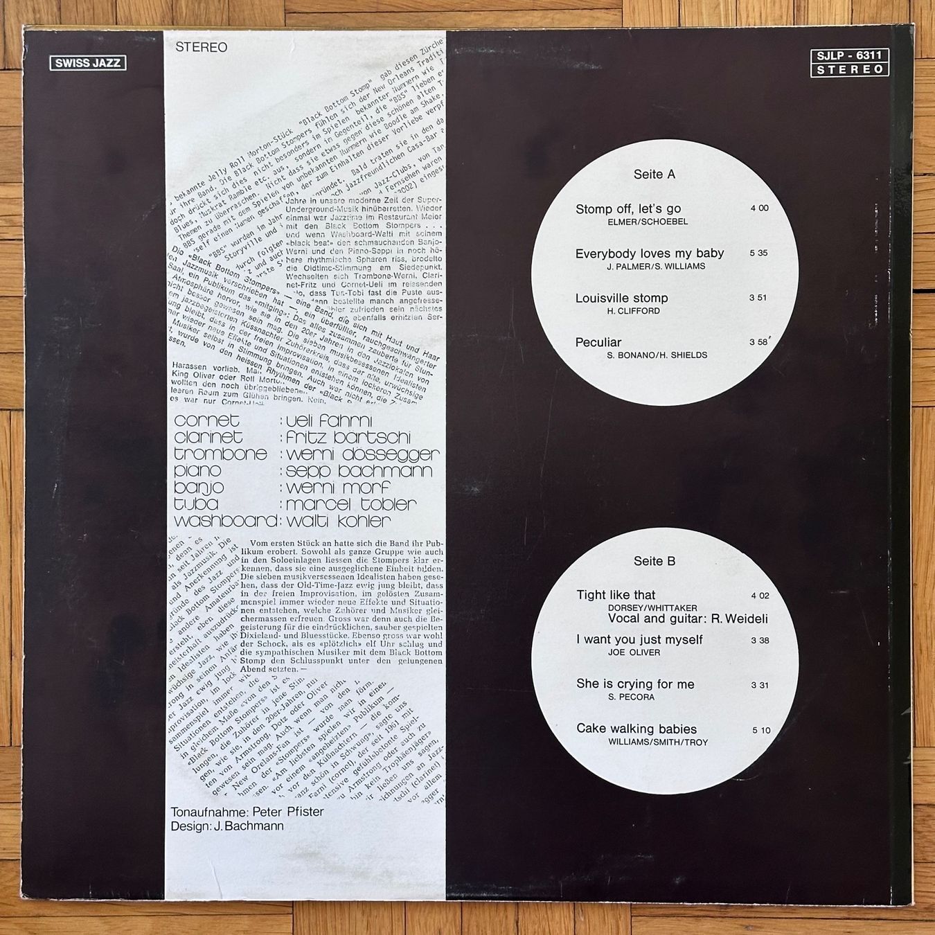 Dischi in vinile: LP - Black Bottom Stompers - New Orleans Jazz – Usato da Breganzona venduto da Onairda75 1