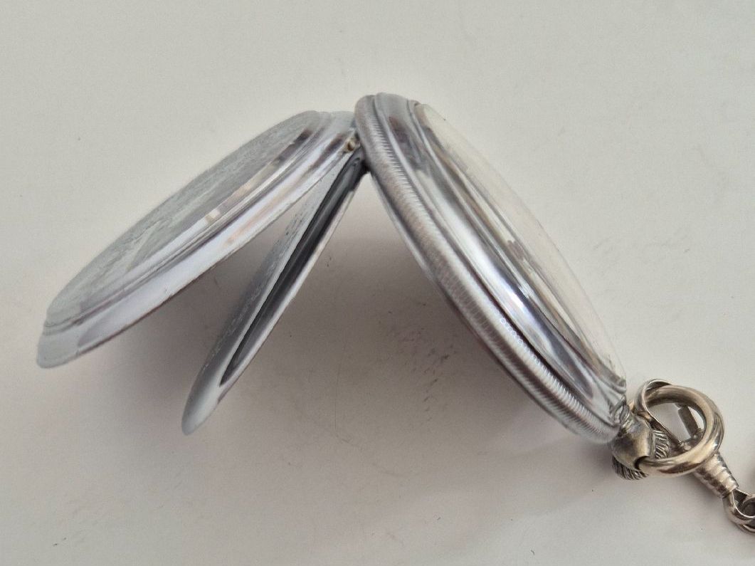 Orologi: Chüeli Taschenuhr mit Kette, 50.5 mm – Usato da Marbach SG venduto da Zippo1401 6