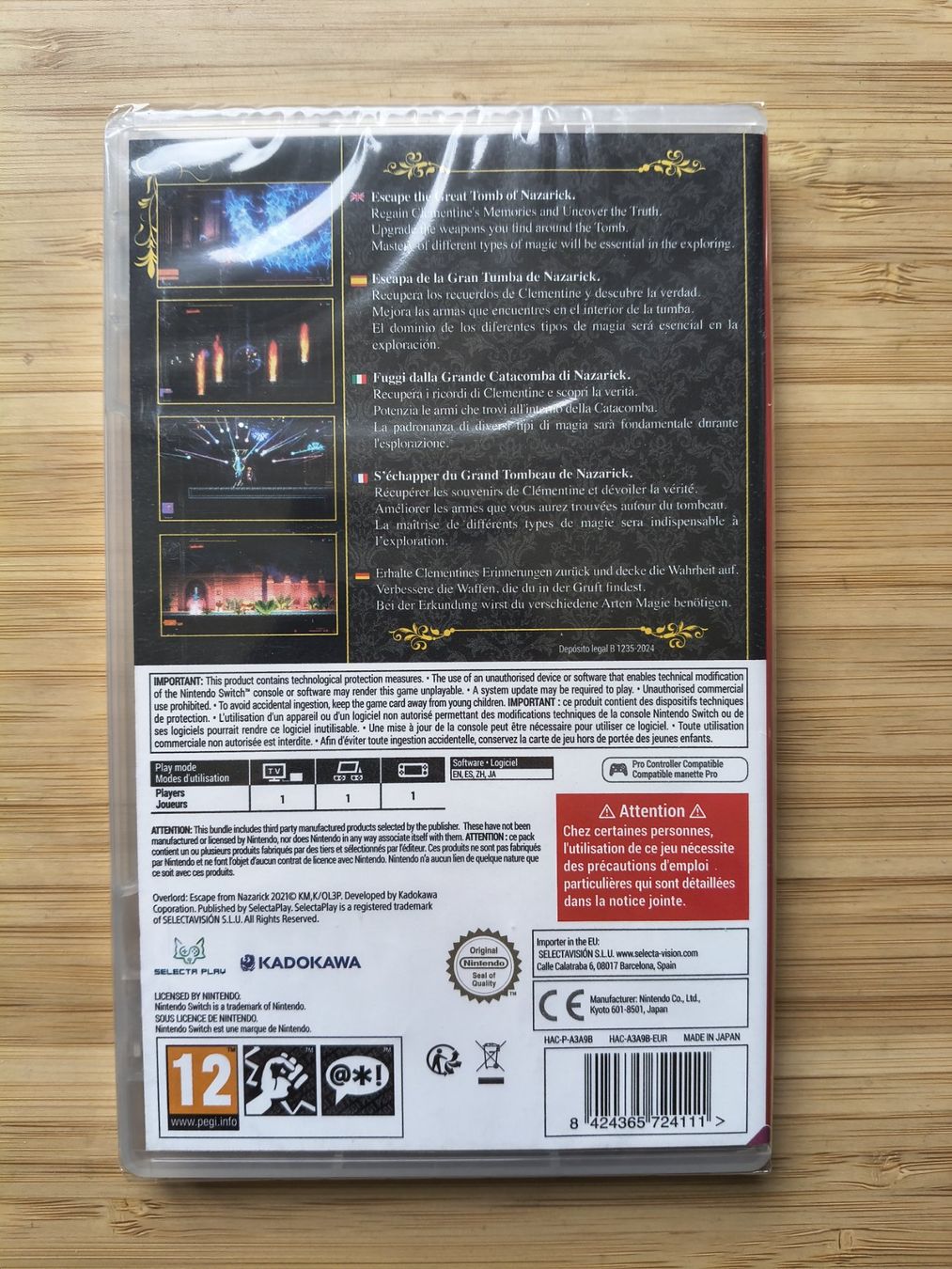 Giochi: Overlord - Escape from Nazarick Sealed (Switch) – Nuovo e nell'imballaggio originale da Riedholz venduto da ste_96cd 1