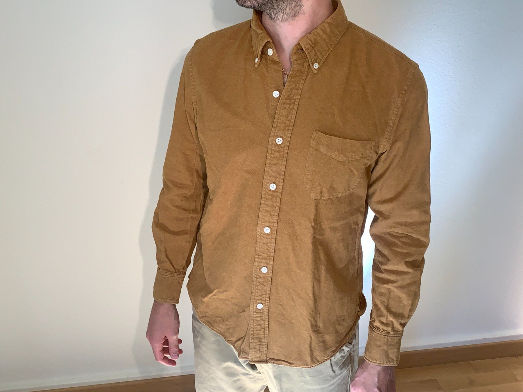 Muji Camicie: Muji Button-Down Hemd, Senfgelb, Grösse S – Usato da Zürich venduto da lor_s6l8 2