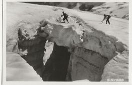 Bergsteigen,Traversieren,Gletscher, Suchard-Karte
