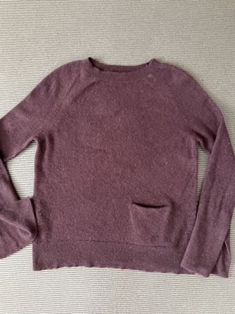 Pull Stefanel cachemire violet taille S 