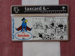 Globi Taxkarte / Taxcard Fr. 6.-von 1992 - G1084