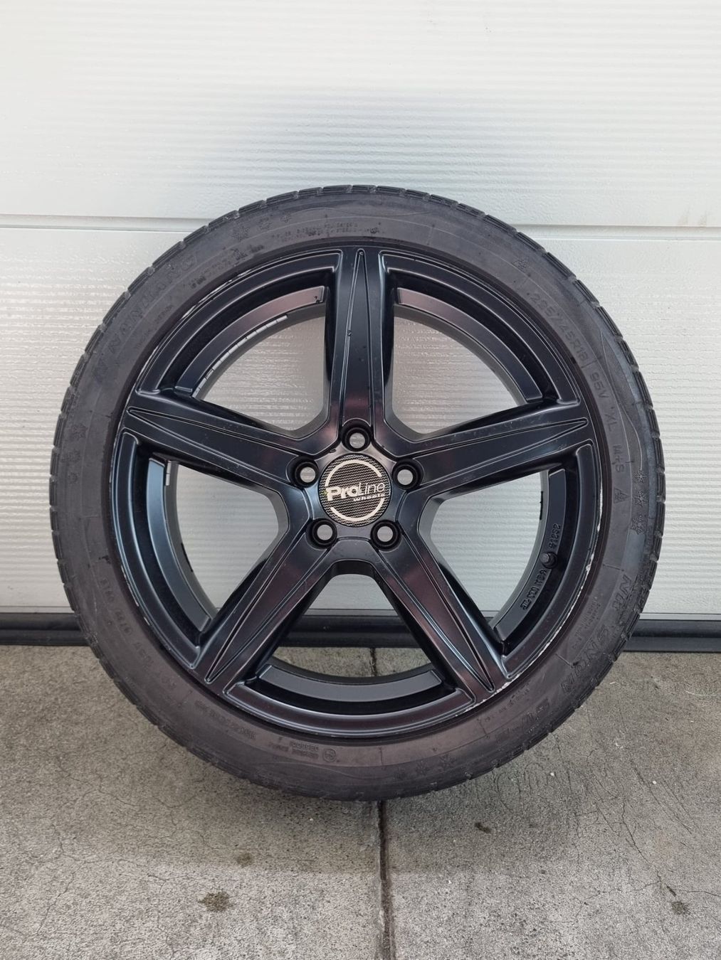 Cerchioni: Alufelgen Proline schwarz 5-Speichen 4 Stk. gebraucht – Usato da Kirchdorf AG venduto da Cartastic_AG 1
