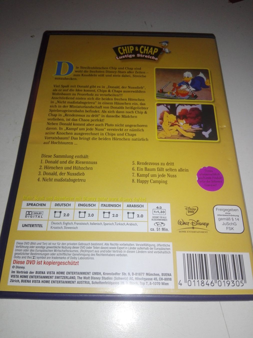Tutti i DVDs: Chip & Chap - Lustige Streiche DVD – Usato da St.Gallen venduto da elk2022 4