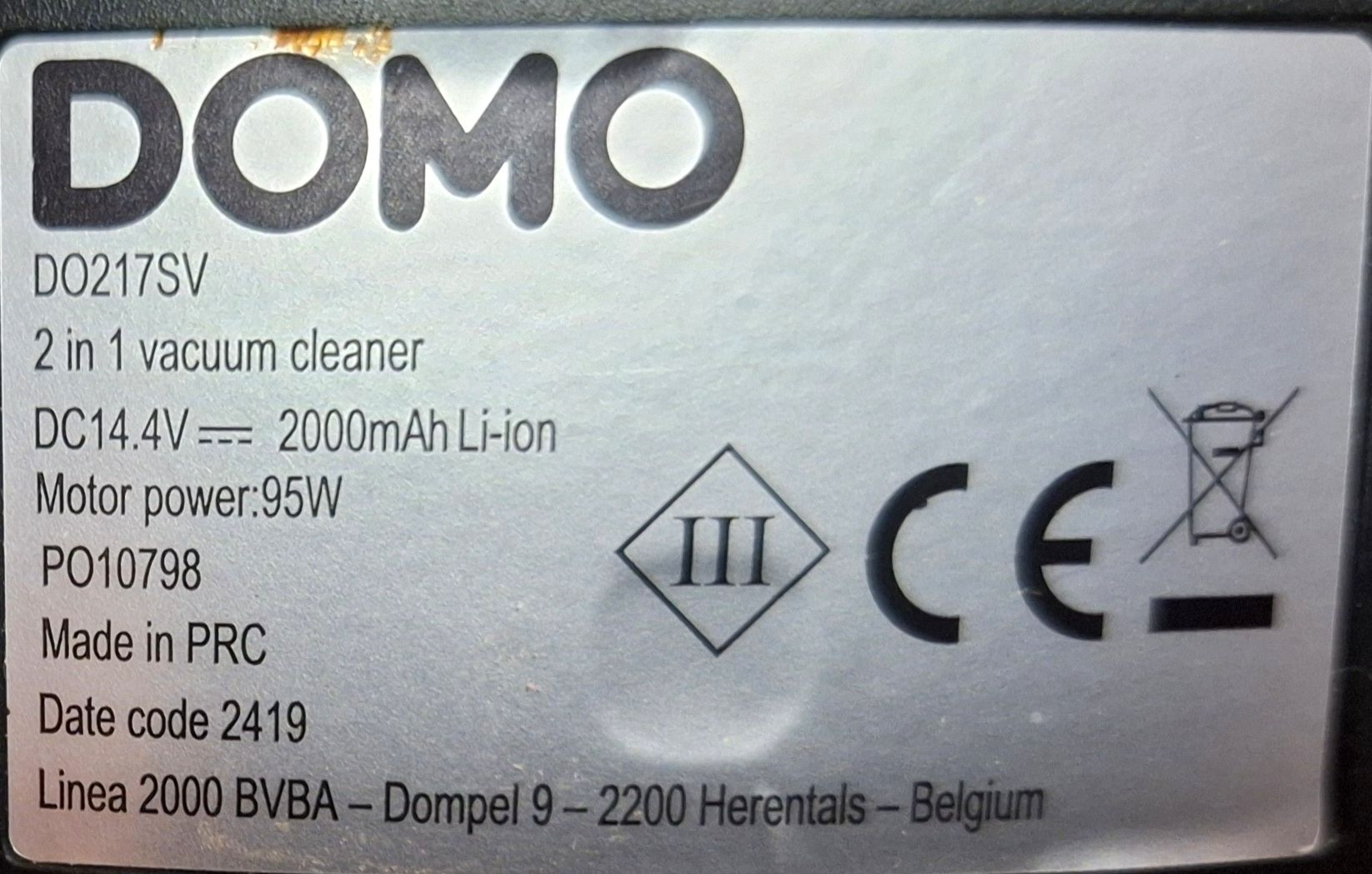 Staubsauger & Zubehör: Domo DO217SV Handstaubsauger  – Gebraucht aus Bonaduz von Dobson 1
