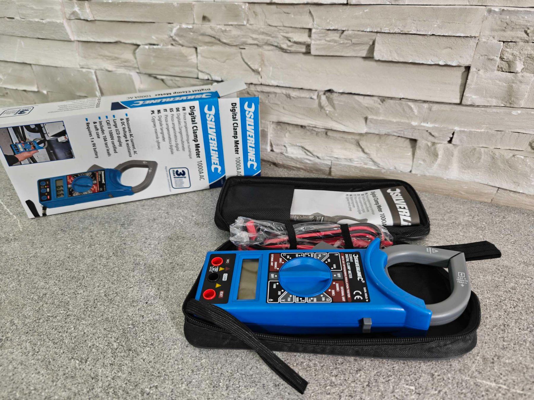 Misurare: Digitales Zangenmultimeter Stromzange Messgerät Multimeter – Nuovo (secondo la descrizione) da Baar venduto da Werkzeugzentrum 1