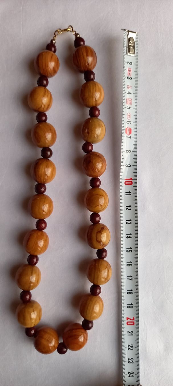 Catenine: Necklace Olive wood – Nuovo e nell'imballaggio originale da Genève venduto da sta_rq2b 1