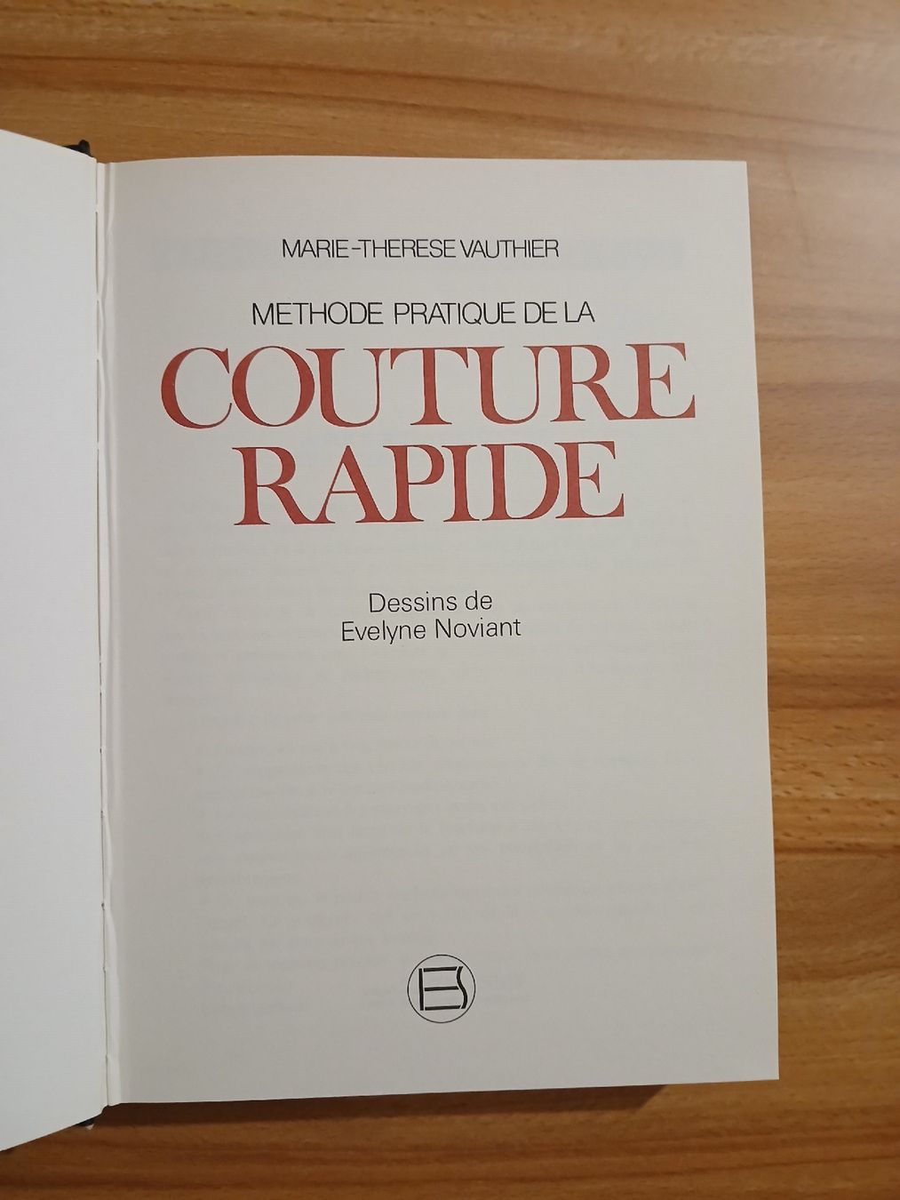Libri: Couture Rapide, Méthode Pratique Marie-Thérèse Vauthier – Usato da Le Sentier venduto da arc_2thy 1
