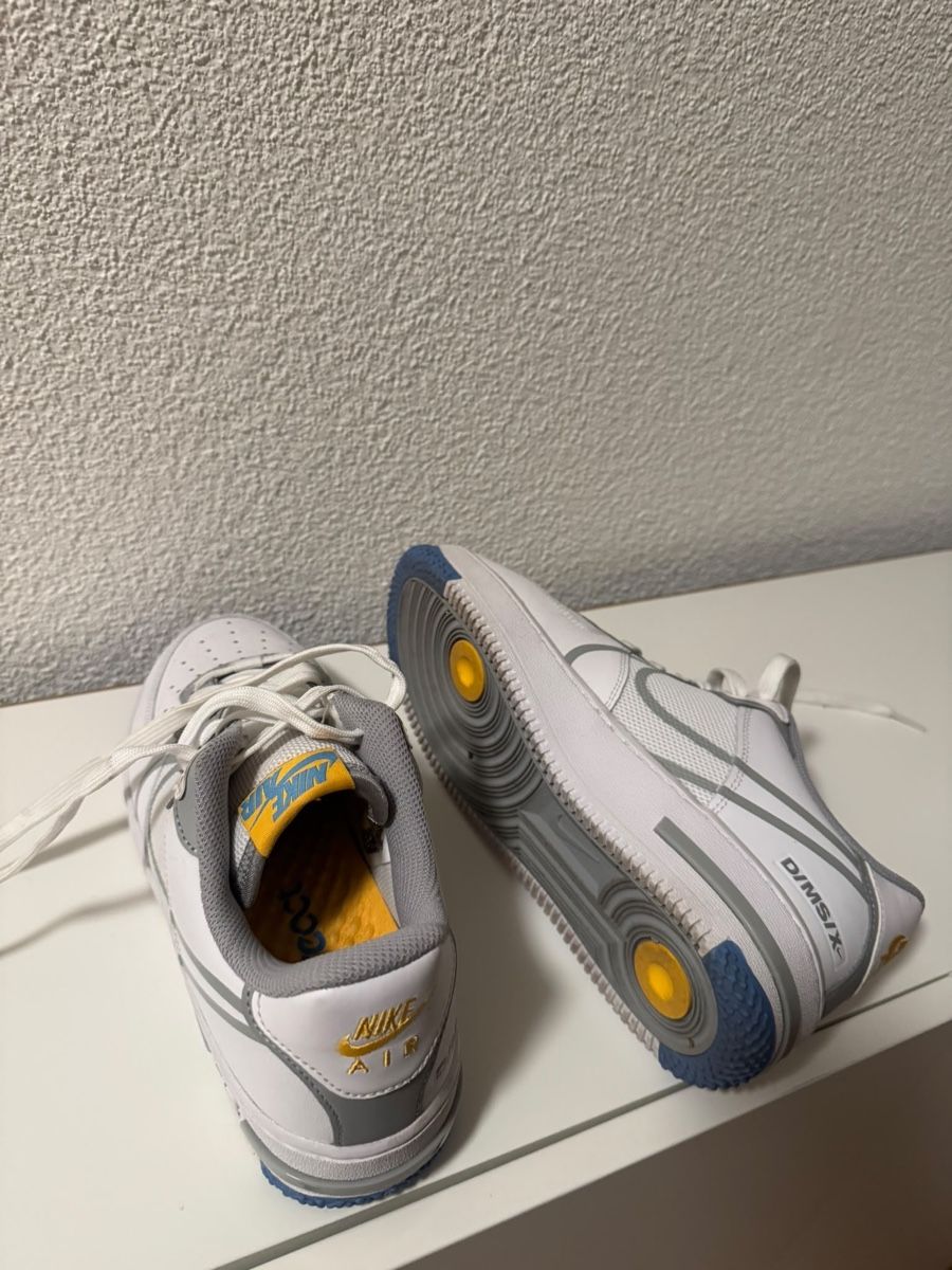 Nike Scarpe da uomo: Nike Air Force 1 React D/MS/X Weiss Grau Gelb – Nuovo (secondo la descrizione) da Zürich venduto da cha_5lzh 6