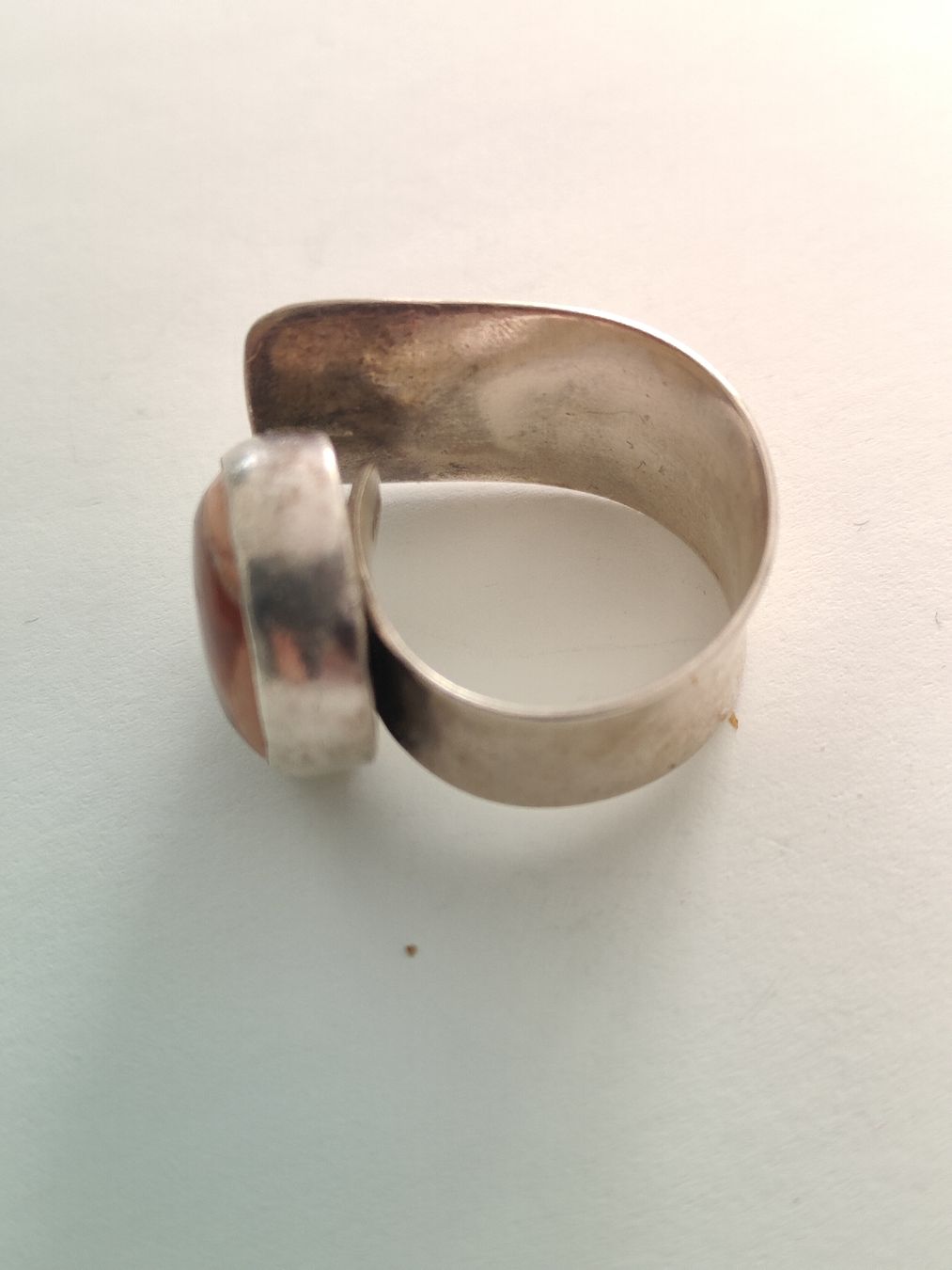 Anelli: Schicker Silberring ca. Gr. 56 mit schönem Edelstein – Usato da Degersheim venduto da Kaschmir 1