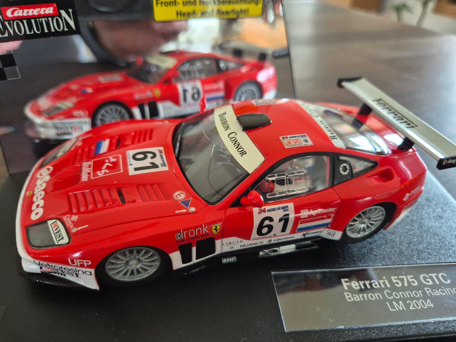 Carrera Evolution Ferrari 575 GTC Barron Connor Racing Neu Und 