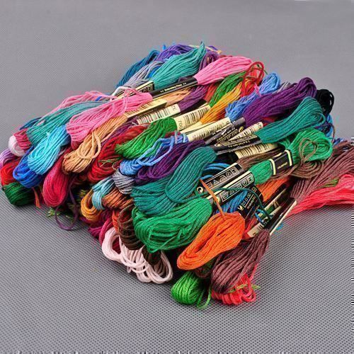 Lana: Stickgarn 100 Farben Naehgarn Embroidery, 6 Stränge, 8M – Nuovo (secondo la descrizione) da Thun venduto da yesky 2