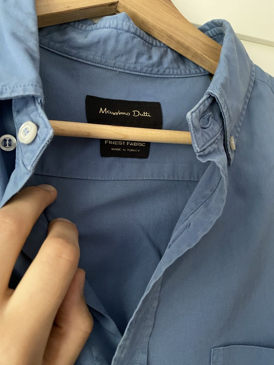 Massimo Dutti Camicie: Chemise Massimo Dutti bleue taille M – Nuovo (secondo la descrizione) da Villars-sur-Glâne venduto da mel_6q5w 1