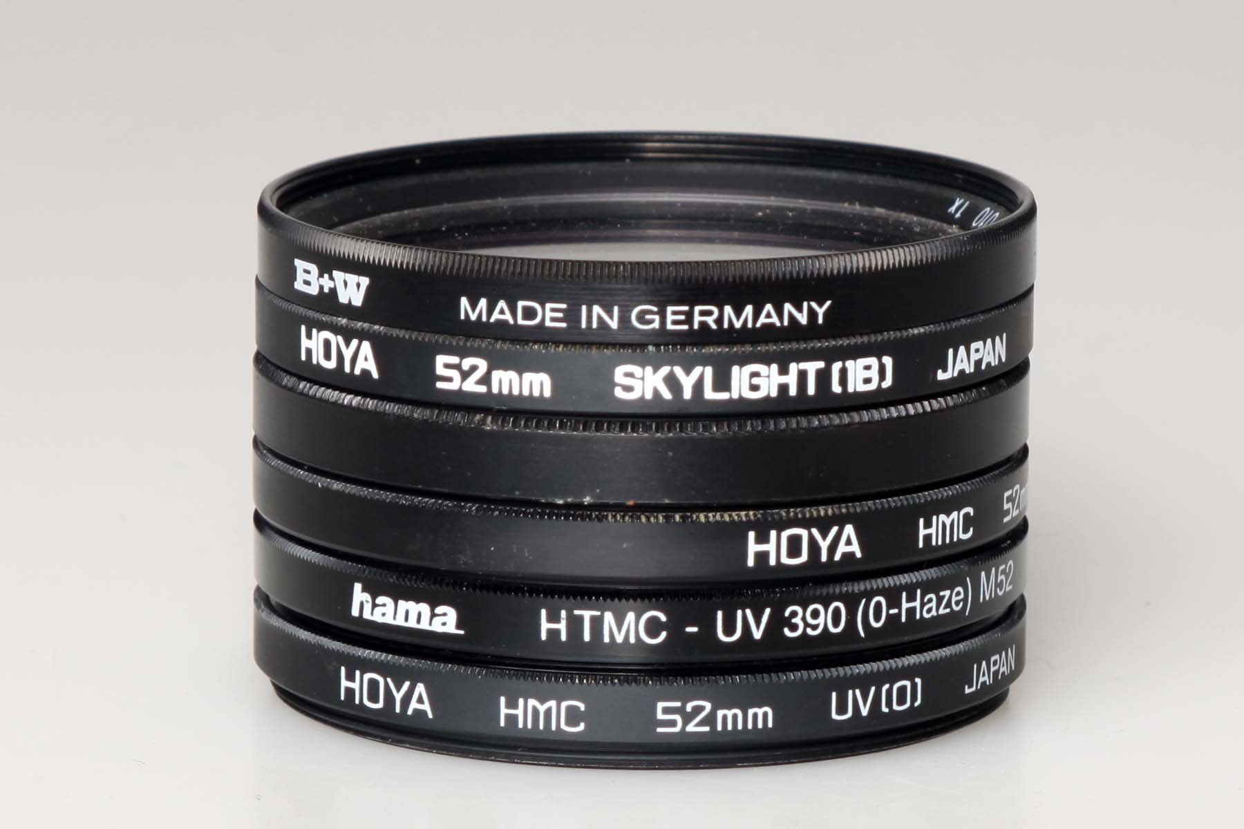 Filtri: 6 Filter 52mm, 3x UV, 3x Skylight – Usato da Jona venduto da Sandy31 1