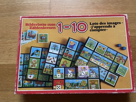 Bilderlotto zum Zählenlernen 1-10, Kinderspiel, komplett! (5