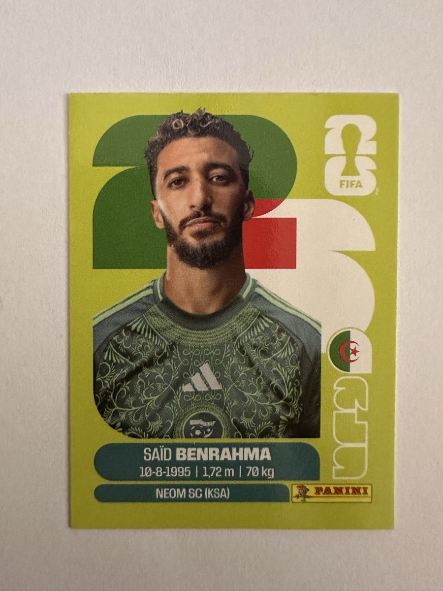 Panini Carte collezionabili: Panini Sticker WM 2026 ALG 16 Said Bernrahma – Nuovo (secondo la descrizione) da Herisau venduto da Ballenberger