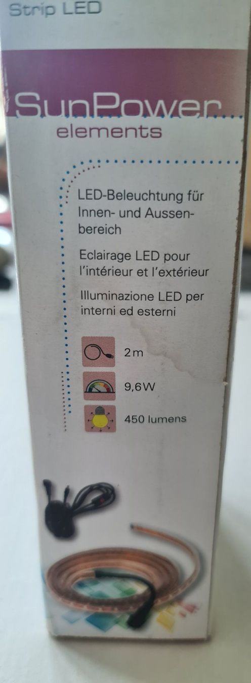 Lichterketten & Leisten: SunPower Elements 2M LED Stripe IP44 – Neu und originalverpackt aus Uerkheim von Justi.y 3