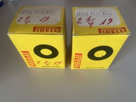 Chambres à air Pirelli 2 1/4 x 19 2 pièces NEUF