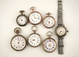 Lot Taschenuhren aus Silber