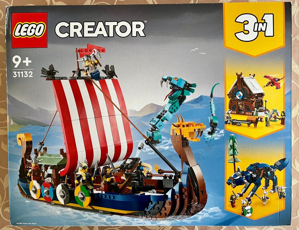 Lego Creator 31132 - Viking Ship and the Midgard Serpent (Neu und ...