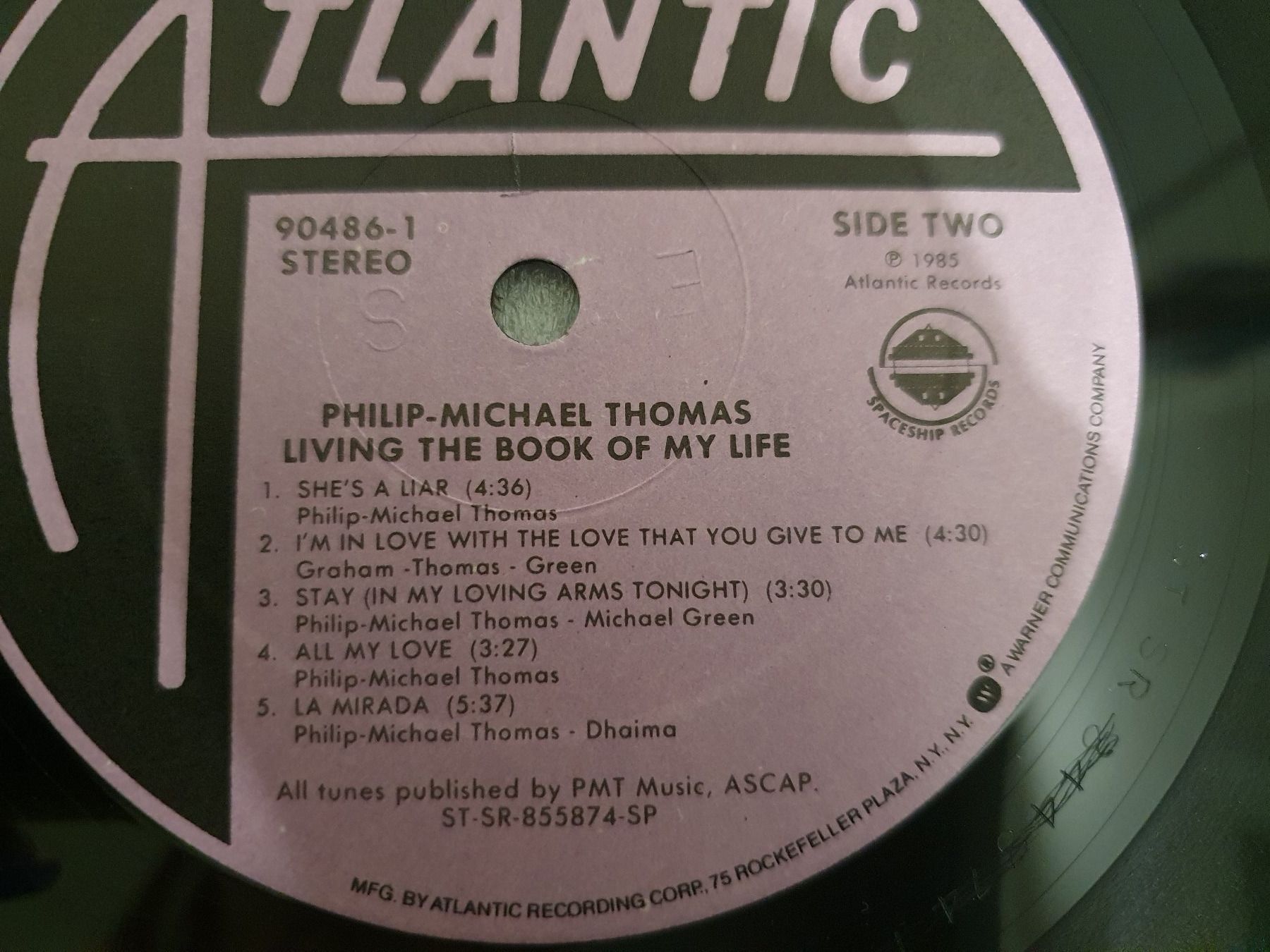 Dischi in vinile: Philip-Michael Thomas - Living The Book – Usato da Uster venduto da Vinyl-Leidenschaft 6