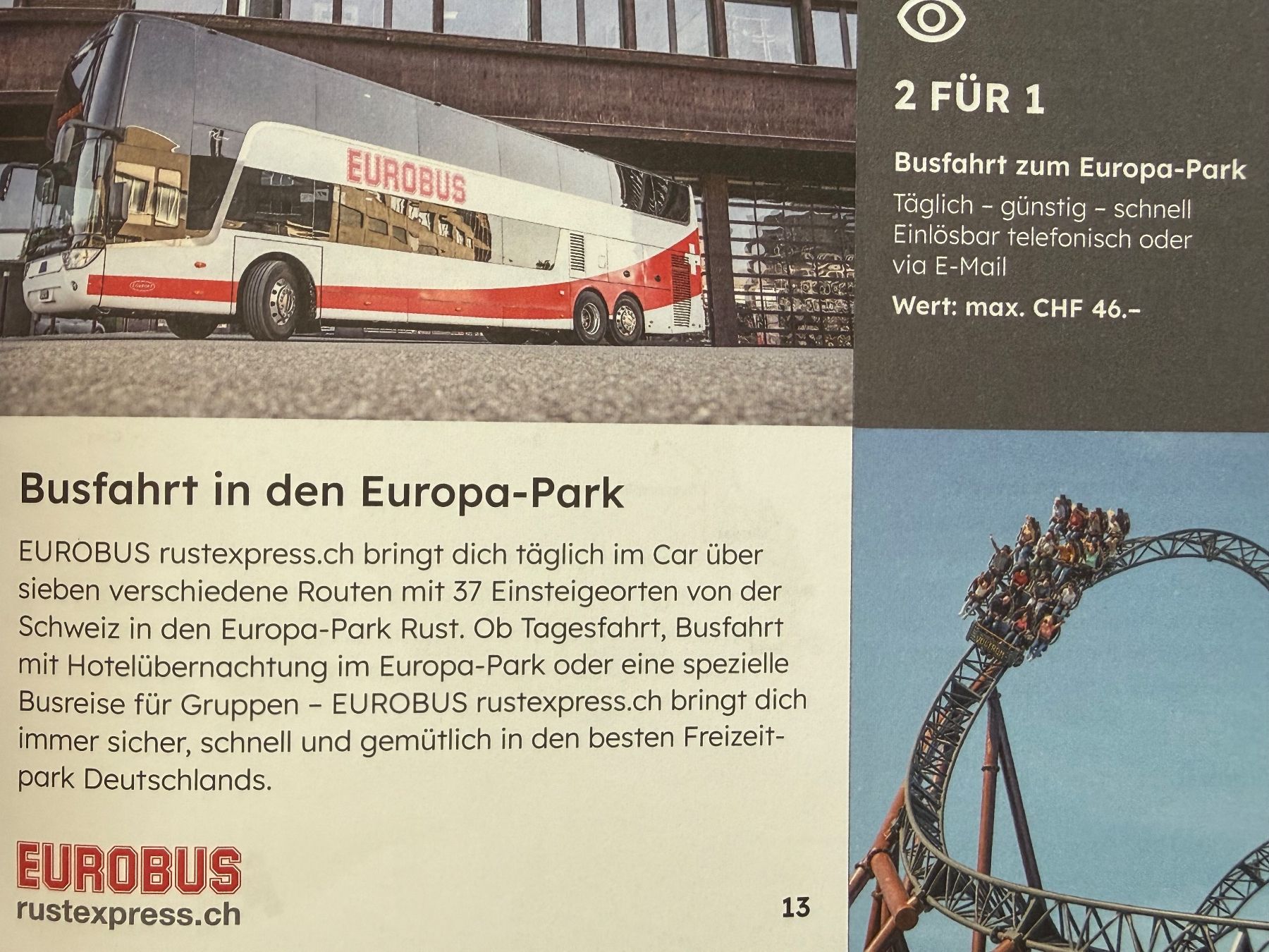 SBB/CFF/FFS Gutscheine: Swiss Coupon Pass 2026 – Neu (gemäss Beschreibung) aus Zürich von kru_8dtk 2