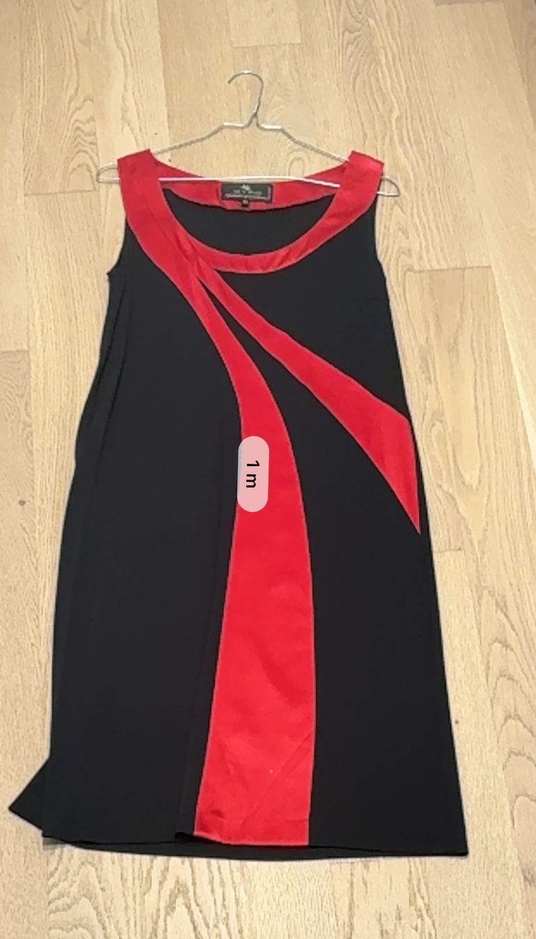 Etro Vestiti: Etro Black and Red Dress, Size Medium – Usato da Chêne-Bougeries venduto da Avion2014 2