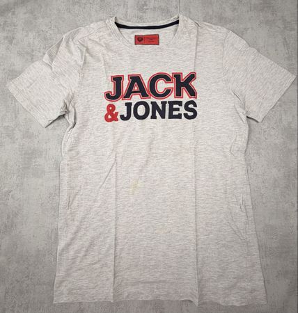 T-shirt Jack & Jones Gris clair - Taille S